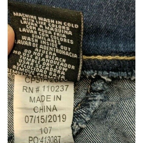 Vigoss Pull-on Jagger Skinny Jegging Jeans  Girls Size 6  Sequin Owl Knees - Picture 7 of 7